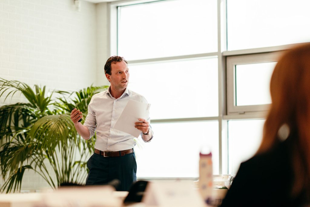 FBN docent voor cursuszaal