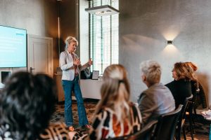 FBN docent geeft les